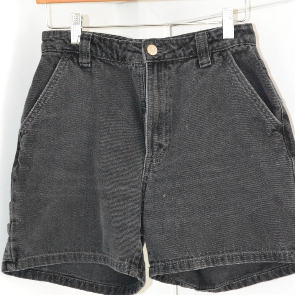 Black Denim Shorts